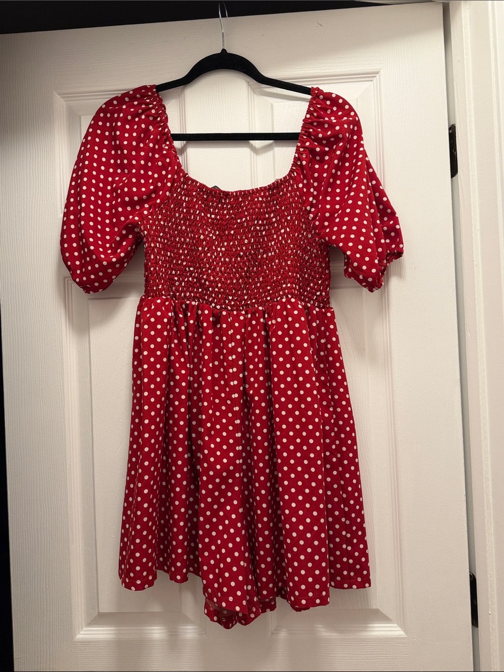 Red Polka Dot Romper